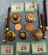 1x REAL BRASS DOOR KNOCKER STRIKE PLATE striker Old VINTAGE Antique BEST QUALITY