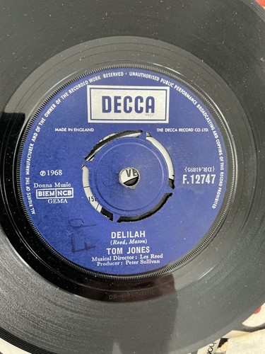 Tom jones delilah 7 - delilah., 7”