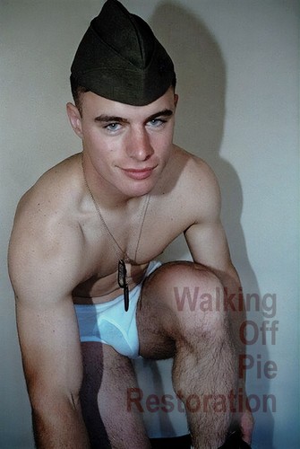 Soldier his underwear - underwear, gay