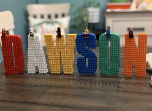 Giant lego compatible letters - giant,