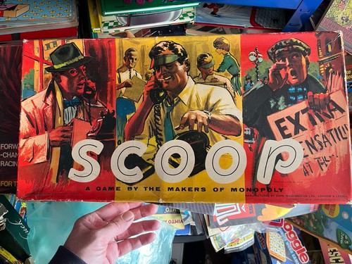 Waddingtons scoop board game - scoop,