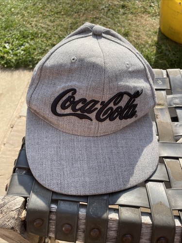 Grey coca cola baseball - coca, cap