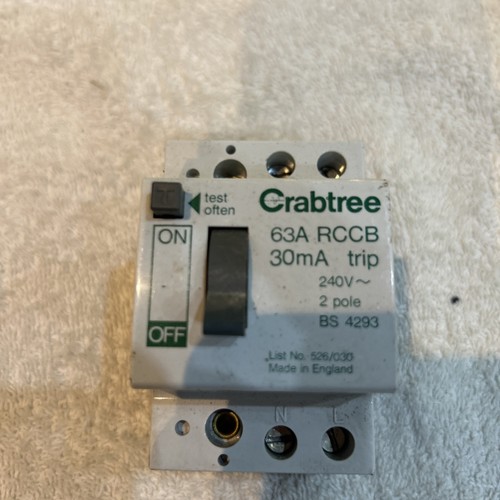 Crabtree amp 30ma double - 63,