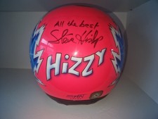 Steve Hislop Race Used And Signed 1996 BSB Vemar Helmet