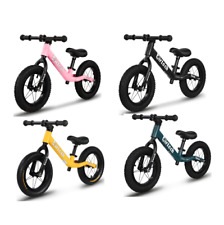 Balance Bike No Pedal Bicycle for 2-5 Year Old Toddler Training Adjustable Seat