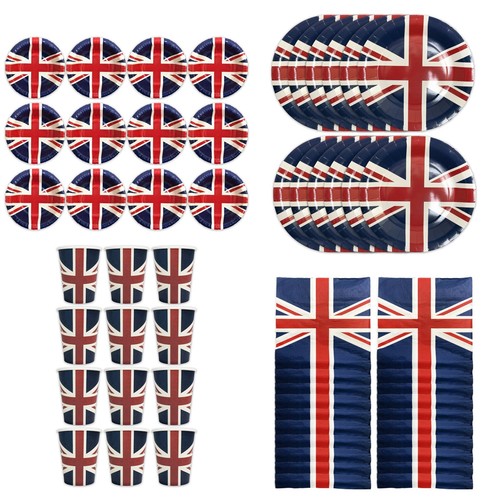 Union jack paper plates - jack,