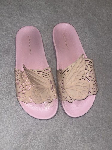 Sophia webster pink sliders - sophia,