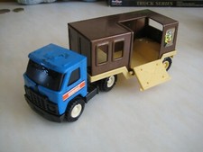 RARE BUDDY L FARMS HORSEBOX HORSE LORRY / TRUCK & TRAILER 1980