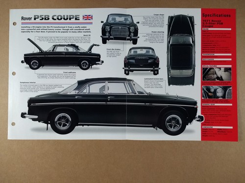 1971 rover p5b coupe specs - rover,