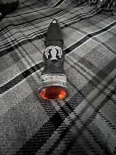 KILT HIGHLANDWEAR SAFETY SGIAN DUBH DUMMY PEWTER MOUNT ORANGE STONE