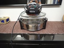 QUALITY DAEWOO - HALOGEN OVEN  - SDA1032 - WITH EXTENSION RING + RACK