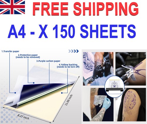 150 sheets tattoo transfer - sheets,