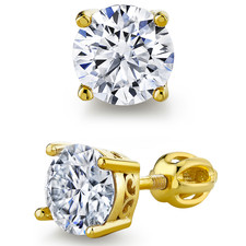 18K Gold Over Sterling Silver