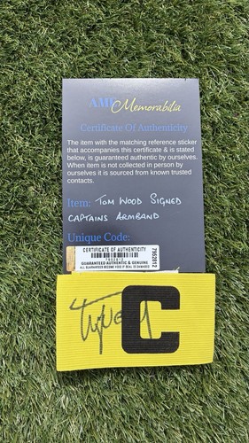 Tom wood signed captain - signed, captain’s