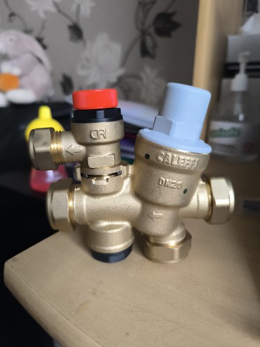 Caleffi 22mm inlet control - inlet,