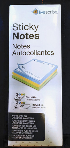 Livescribe sticky notes - livescribe, notes-new