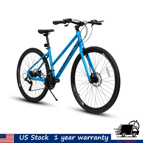Speed hybrid bike 700c city - 21-speed,