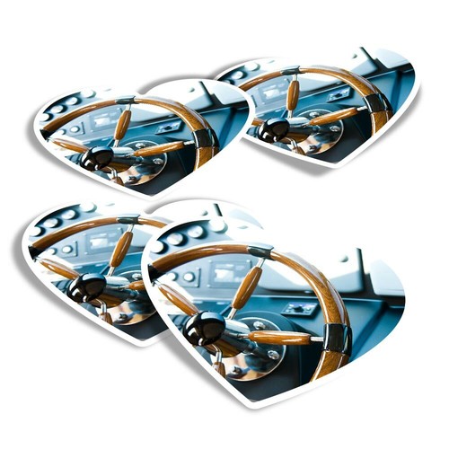 Heart stickers yacht - -,