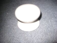 NEW/UNUSED HOMEBASE WHITE PORCELAIN 2" ROUND CUPBOARD KNOB WITH SCREW FIXING
