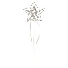 Bridesmaid Princess Flower Girl Wand - Heart Star Rose Shaped Wedding Wands