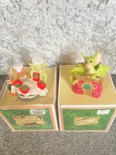 POCKET DRAGONS X 2  "CHOCOLATE STRAWBERRY AVALANCHE SURPRISE" AND "PERCY" BOXED