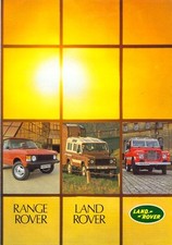 Land Rover 88 110 Range Rover Swiss market German sales brochure 