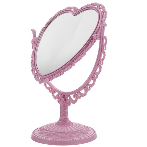 Heart shaped cosmetic mirror - cosmetic,