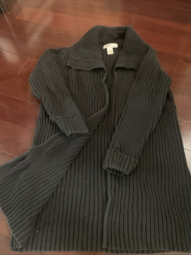 Kikit black knitted cardigan - black,