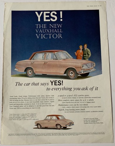 Vintage vauxhall victor - vauxhall, car