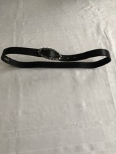 M&S Black Faux Leather Belt