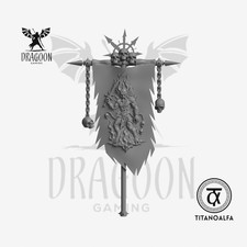 Khorne Style Rage Demon Banner