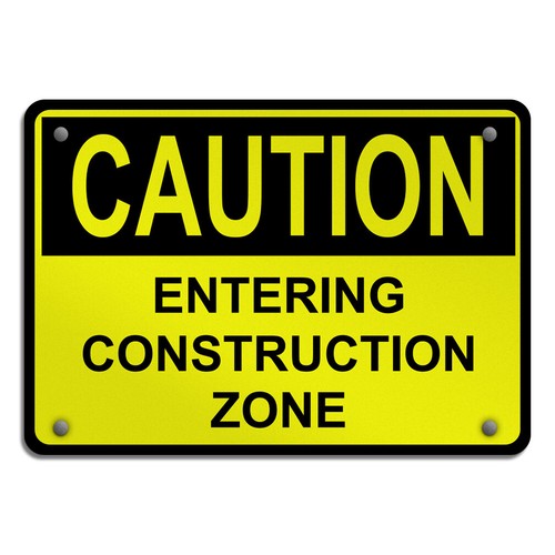 Horizontal metal sign - metal,