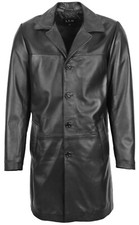 Mens Real Leather 3/4 Length
