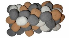 Fire Replacement Pebbles Gas & Electric Universal Ceramic Stones Coals Fake