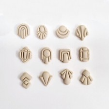ART DECO STUD CUTTERS POLYMER