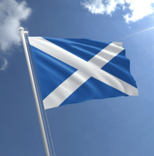 Scotland Flags & Bunting - 5x3' 3x2' & Giant 8x5' Table Hand