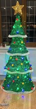 6ft (1.8m) Indoor / Outdoor Twinkling Christmas Tree with 220 LED Lights - used