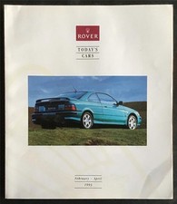 ROVER Car Range Sales Brochure
