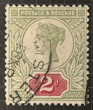 1887 1900 jubilee sg200 2d - jubilee,
