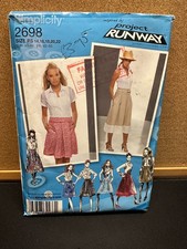 Simplicity Pattern 2698 Project Runway Size R5 14-22 NEW