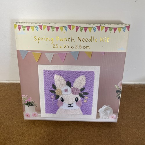 Spring punch needle kit - needle, rabbit