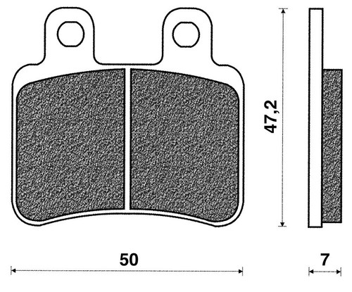 Pair post brake - 1,