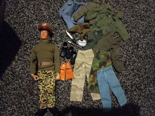 Vintage action man - vintage, talking