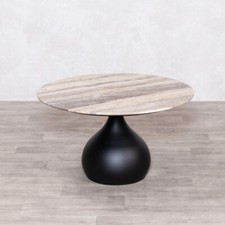 ROUND COFFEE TABLE TRAVERTINE
