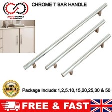 Polished Chrome T Bar Handles