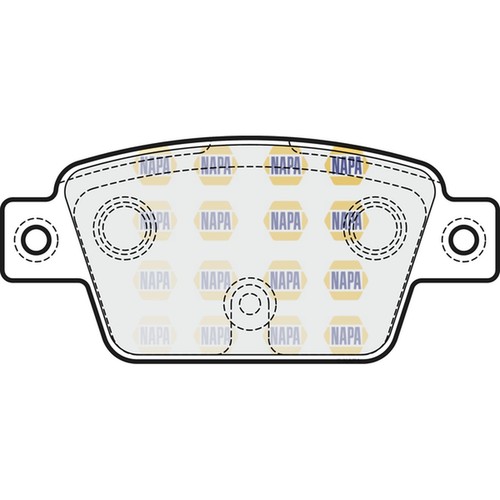 Brake pads set for - fiat, bravo