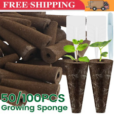 50/100Pcs Grow Sponges Kit 10