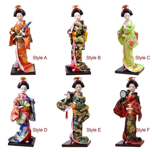 Japanese geisha kimono doll - kimono,