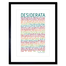 Desiderata Rainbow Words