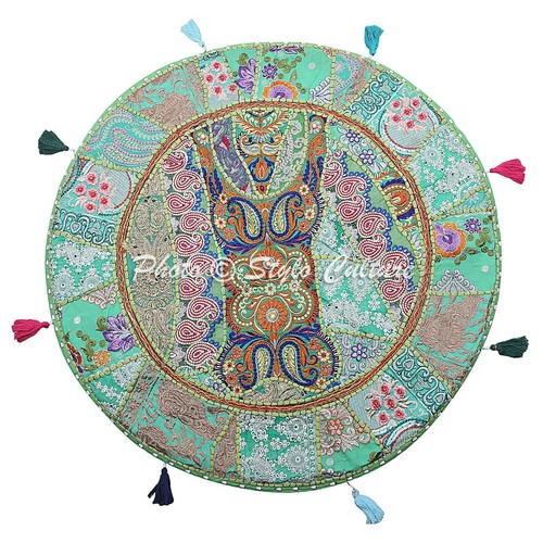 Boho vintage round patchwork - vintage,